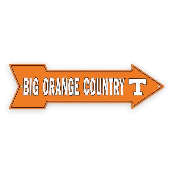 Tennessee Vols Arrow Sign