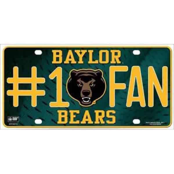Baylor License Plate