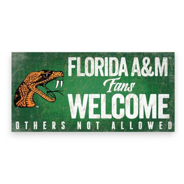 Florida AM Fans Welcome Sign