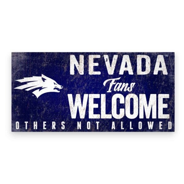 Nevada Fans Welcome Sign