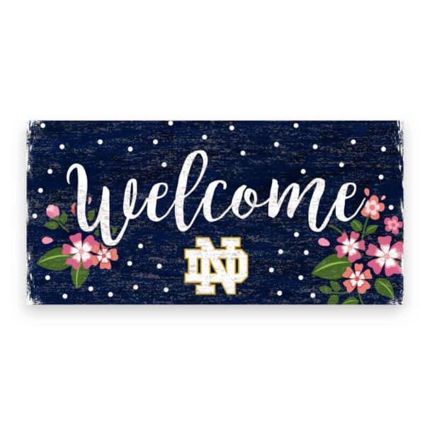 Notre Dame Flowers Sign