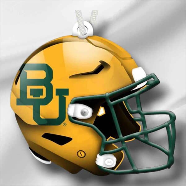 Baylor Flat Helmet Ornament