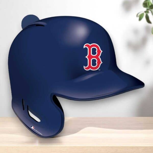 Red Sox Baseball Helmet Sign