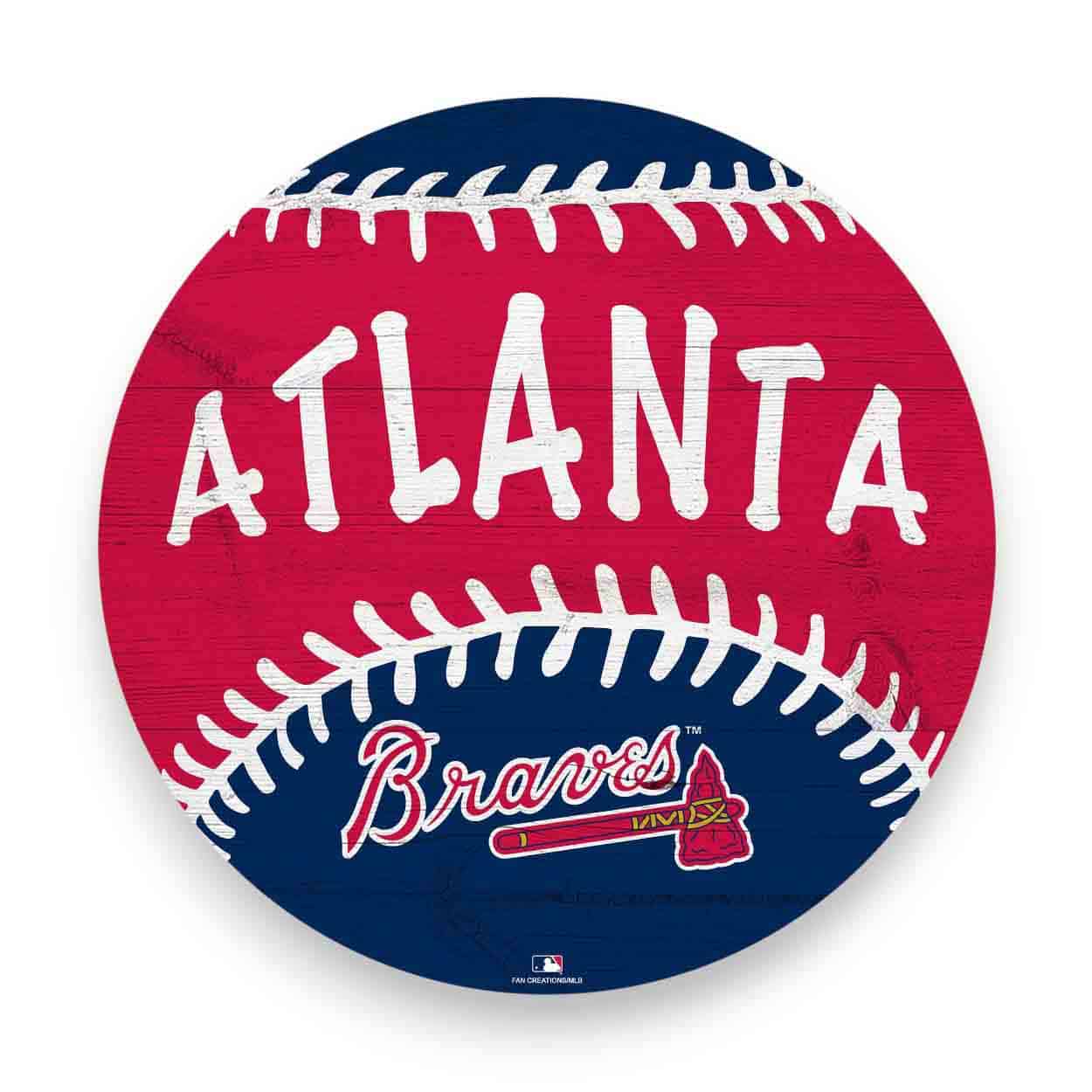 Atlanta Braves Baseball Sign