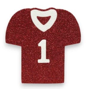 Crimson White Flat Football Jersey
Ornament