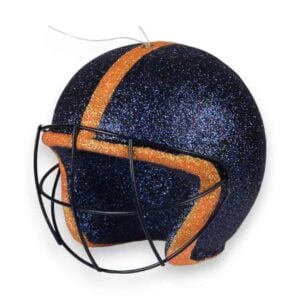 Navy Burnt Orange 3D Football Helmet
Ornament