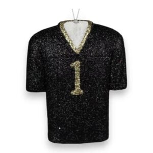 Gold Black 3D Football Jersey Ornament