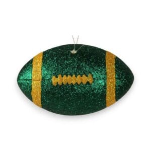 Green Yellow 3D Football Ornament