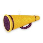 Yellow and Purple Megaphone Ornament