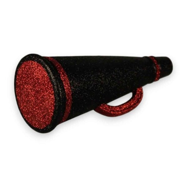 Red and Black Megaphone Ornament