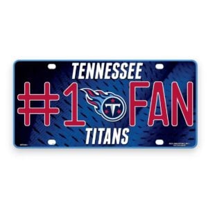 Tennessee Titans Fan License Plate