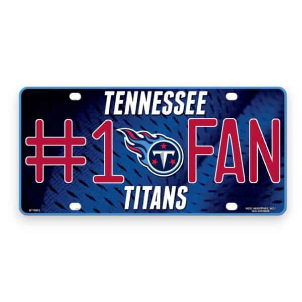 Tennessee Titans Fan License Plate