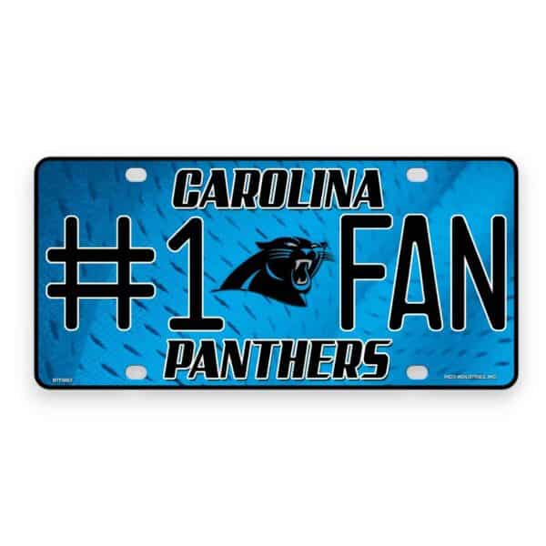 Carolina Panthers Fan License Plate