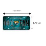 Jacksonville Jaguars Fan License Plate