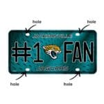 Jacksonville Jaguars Fan License Plate