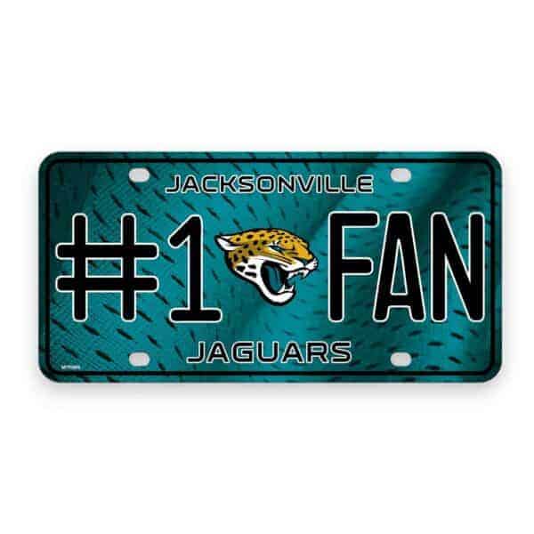 Jacksonville Jaguars Fan License Plate