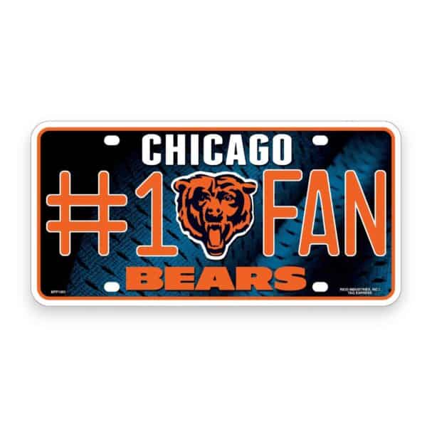 Chicago Bears License Plate