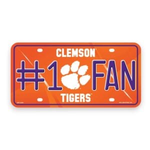Clemson Fan License Plate