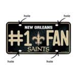 New Orleans Saints Fan License Plate