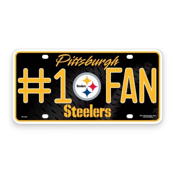 Steelers Fan License Plate