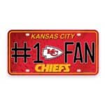 Kansas City Chiefs Fan License Plate