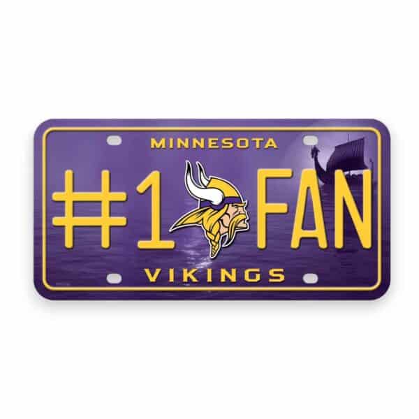Minnesota Vikings Fan License Plate