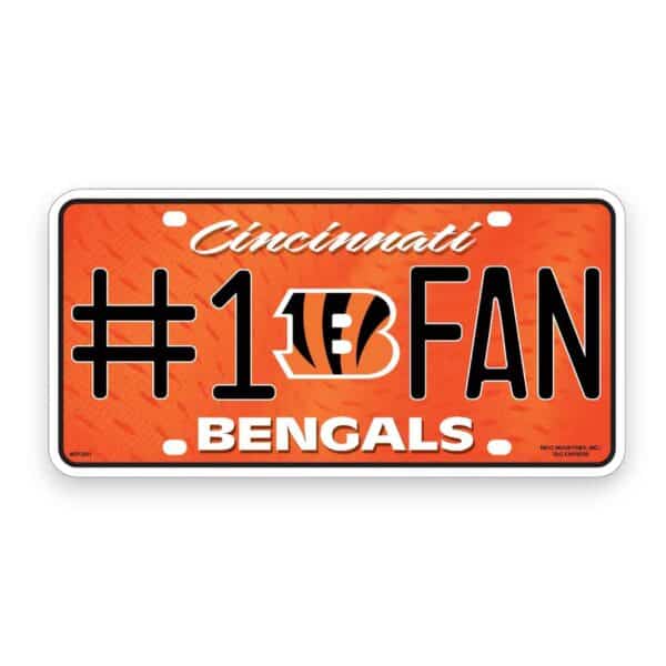 Bengals Fan License Plate