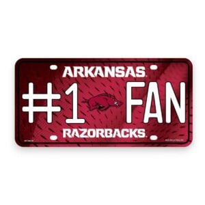 Arkansas Razorback Fan License Plate