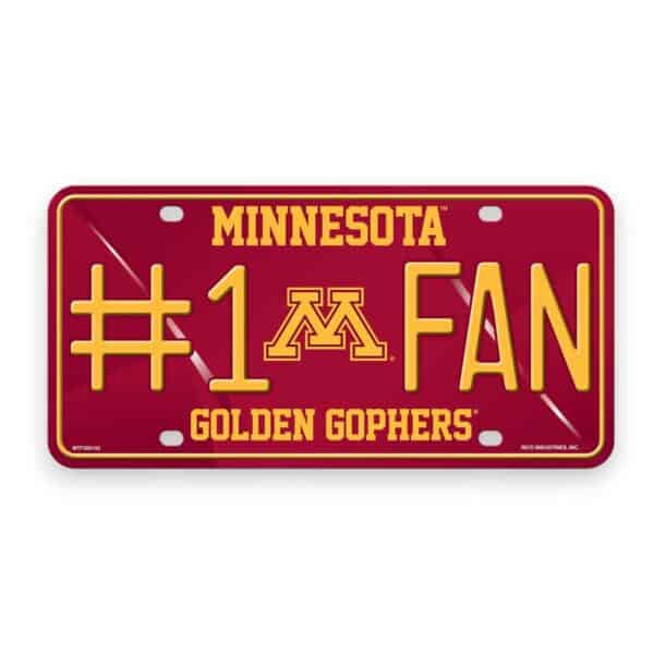 Minnesota Gophers License Plate