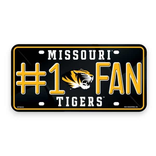 Missouri Tigers Fan License Plate