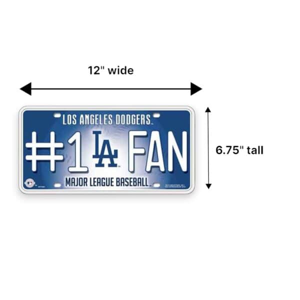 LA Dodgers Fan License Plate