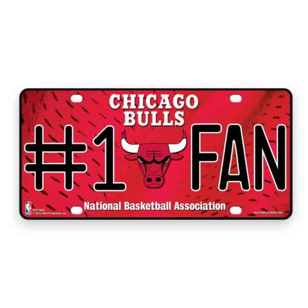 Chicago Bulls License Plate