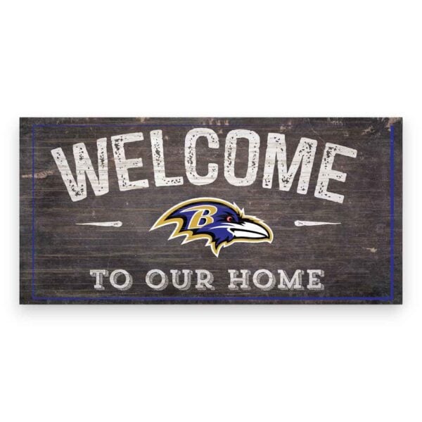 Baltimore Ravens Welcome Sign