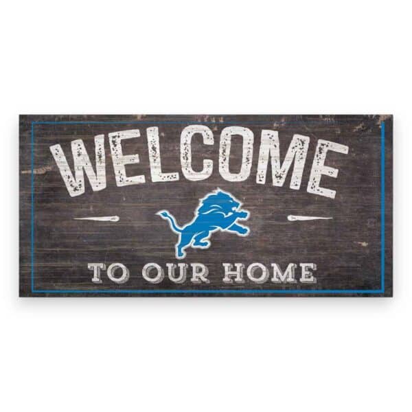 Detroit Lions Welcome Sign