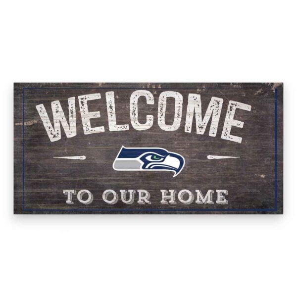 Seattle Seahawks Welcome Sign