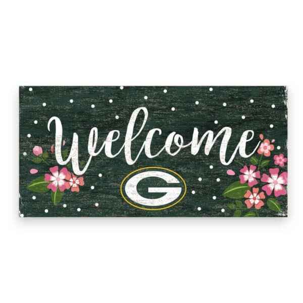 Green Bay Packers Flowers Sign