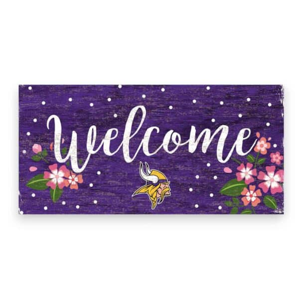 Minnesota Vikings Flowers Sign