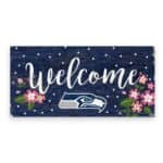 Seattle Seahawks Flowers Sign