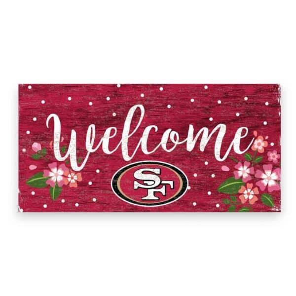 49ers Flowers Sign