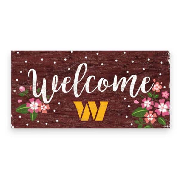 Commanders Flowers Sign