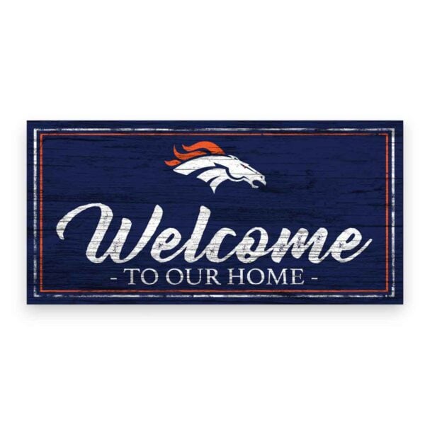 Denver Broncos Home Sign