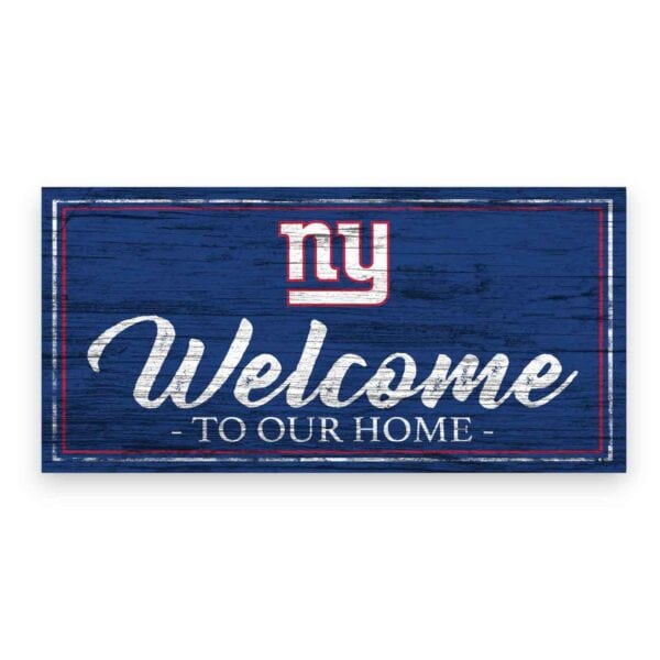 NY Giants Home Sign