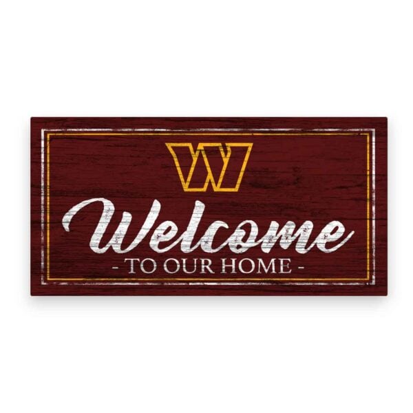 Washington Commanders Home Sign