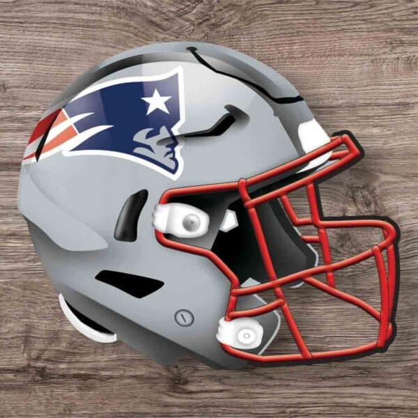 New England Patriots Helmet Sign