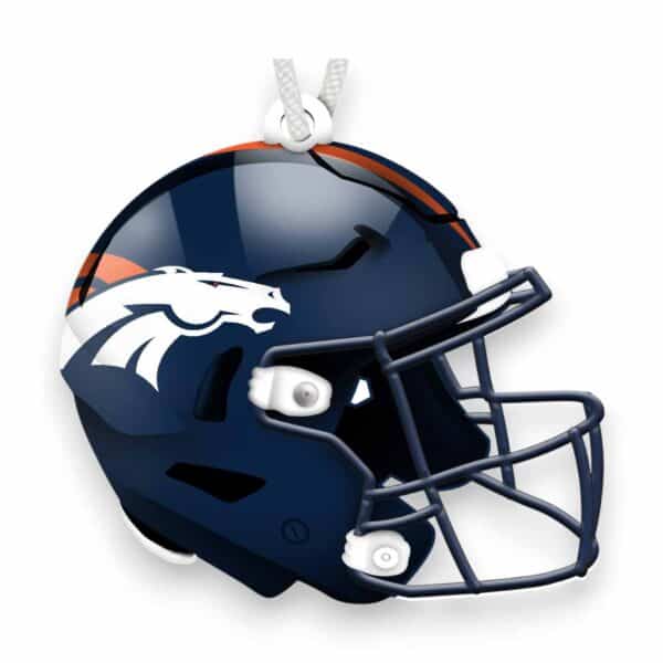Denver Broncos Flat Helmet Ornament