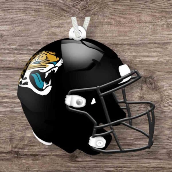 Jacksonville Jaguars Flat Helmet Ornament