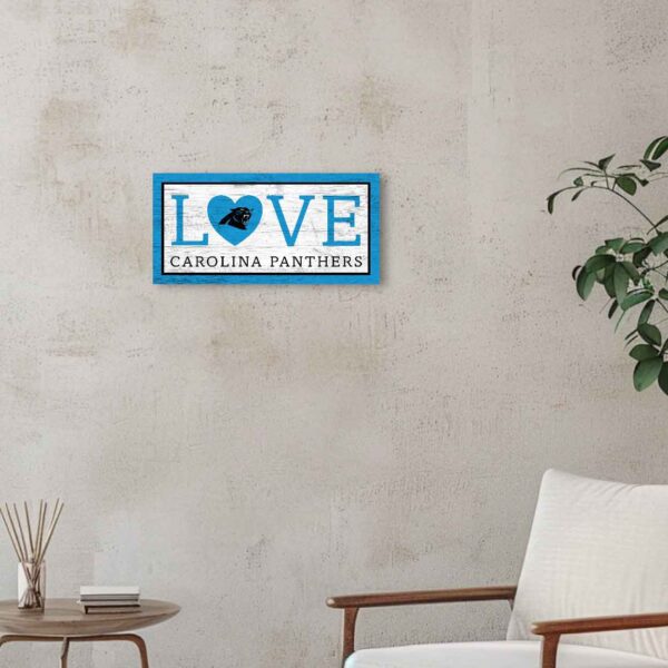 Carolina Panthers Love Sign