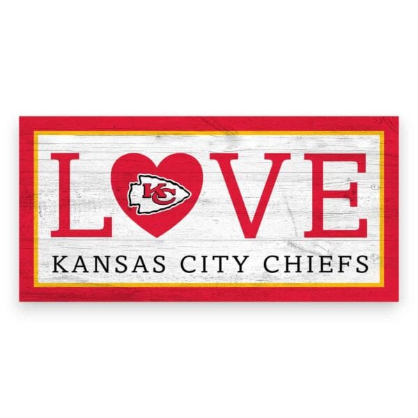 Kansas City Chiefs Love Sign