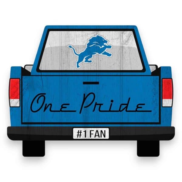 Detroit Lions Tailgate Sign