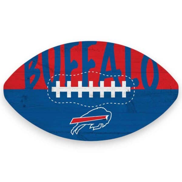 Buffalo Bills Color Football Sign